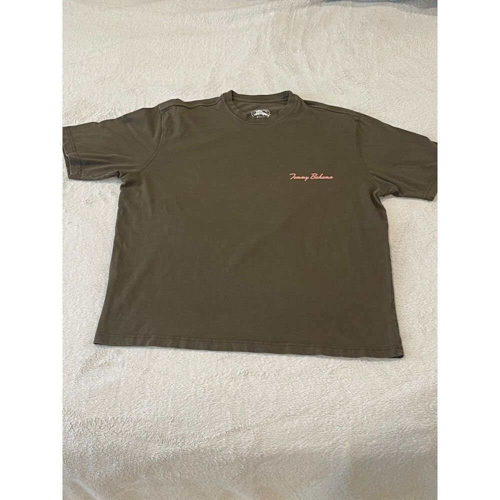 Tommy Bahama Relax Take It To The Bucket T-Shirt Men's Large Brown Basketball